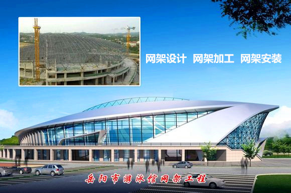 临湘采光顶网架结构工程